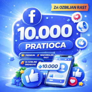 10000 Facebook pratilaca za stranicu