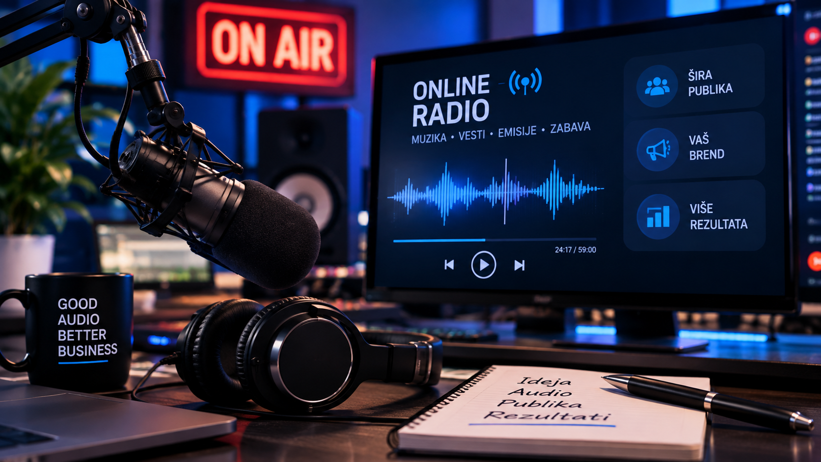 Online radio reklame za promociju poslovanja